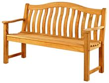Havebænk i træ - alexander rose turnberry bænk 154 cm